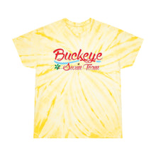 Load image into Gallery viewer, Buckeye Swim Team Adult Tie-Dye Tee, Cyclone