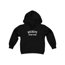 Load image into Gallery viewer, Buckeye Swim Team Arch Kids Super Soft Hooded Sweatshirt