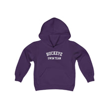 Load image into Gallery viewer, Buckeye Swim Team Arch Kids Super Soft Hooded Sweatshirt