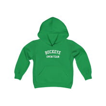 Load image into Gallery viewer, Buckeye Swim Team Arch Kids Super Soft Hooded Sweatshirt