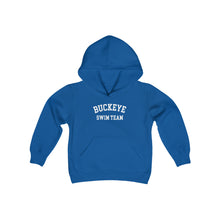 Load image into Gallery viewer, Buckeye Swim Team Arch Kids Super Soft Hooded Sweatshirt