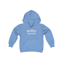 Load image into Gallery viewer, Buckeye Swim Team Arch Kids Super Soft Hooded Sweatshirt