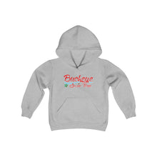 Load image into Gallery viewer, Buckeye Swimming Kids Super Soft Hooded Sweatshirt