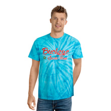 Load image into Gallery viewer, Buckeye Swim Team Adult Tie-Dye Tee, Cyclone