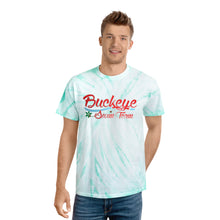 Load image into Gallery viewer, Buckeye Swim Team Adult Tie-Dye Tee, Cyclone