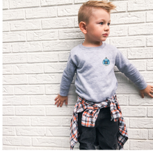 Load image into Gallery viewer, Emma's Grey Unisex Heavy Blend™ Youth Heavy Cotton™ Long Sleeve T-Shirt