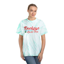 Load image into Gallery viewer, Buckeye Swim Team Adult Tie-Dye Tee, Cyclone