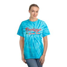 Load image into Gallery viewer, Buckeye Swim Team Adult Tie-Dye Tee, Cyclone