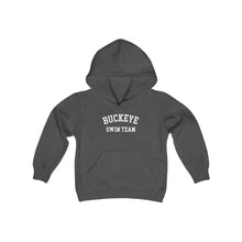 Load image into Gallery viewer, Buckeye Swim Team Arch Kids Super Soft Hooded Sweatshirt