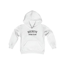 Load image into Gallery viewer, Buckeye Swim Team Arch Kids Super Soft Hooded Sweatshirt
