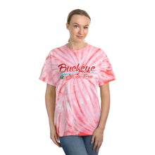 Load image into Gallery viewer, Buckeye Swim Team Adult Tie-Dye Tee, Cyclone