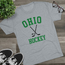 Load image into Gallery viewer, OU Hockey Tri-Blend Crew Tee