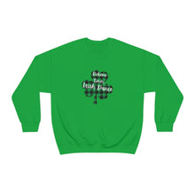Load image into Gallery viewer, RT Plaid Shamrock Adult Super Soft Crewneck Sweatshirt