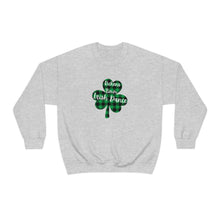 Load image into Gallery viewer, RT Plaid Shamrock Adult Super Soft Crewneck Sweatshirt