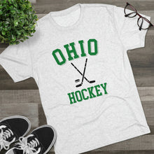 Load image into Gallery viewer, OU Hockey Tri-Blend Crew Tee