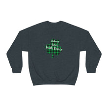 Load image into Gallery viewer, RT Plaid Shamrock Adult Super Soft Crewneck Sweatshirt