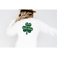 Load image into Gallery viewer, RT Plaid Shamrock Adult Jersey Long Sleeve Tee