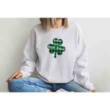 Load image into Gallery viewer, RT Plaid Shamrock Adult Super Soft Crewneck Sweatshirt