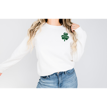 Load image into Gallery viewer, RT Plaid Shamrock Adult Jersey Long Sleeve Tee
