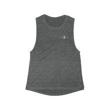 Load image into Gallery viewer, Stylish Women&#39;s Flowy Scoop Muscle Tank - Tartan Fields Club Design
