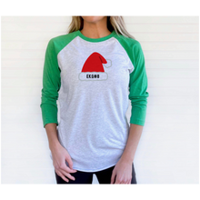 Load image into Gallery viewer, Emma's Unisex Triblend Three-Quarter Raglan T-Shirt
