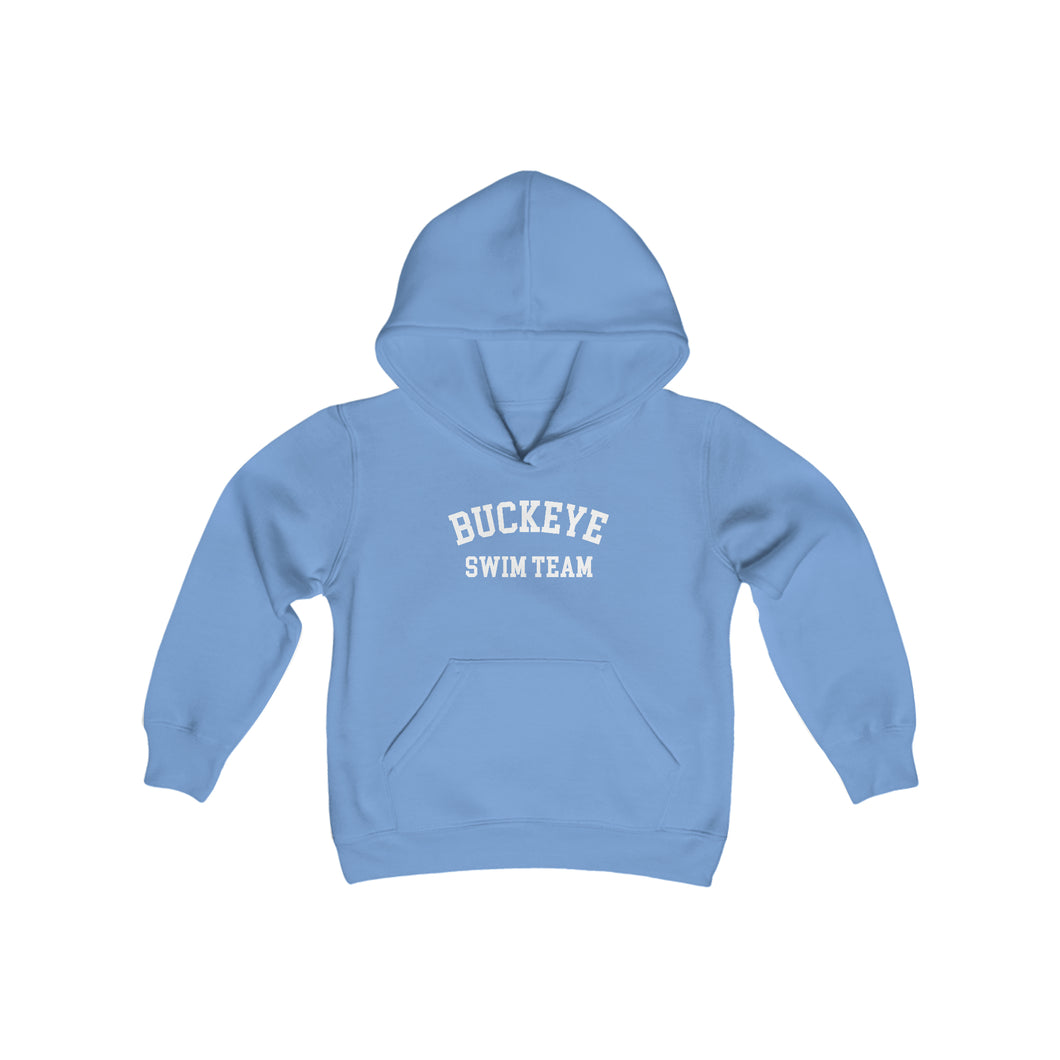 Buckeye Swim Team Arch Kids Super Soft Hooded Sweatshirt