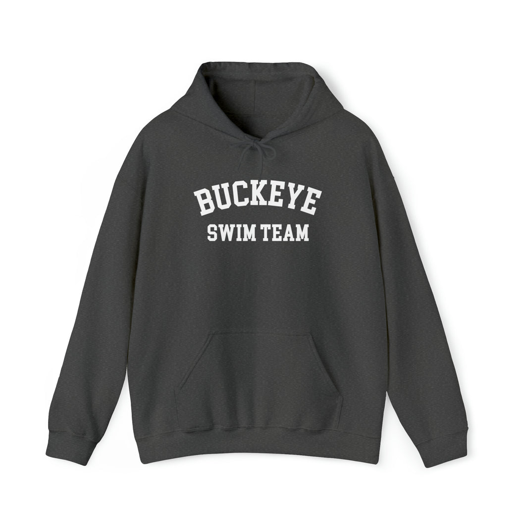 Buckeye Swim Team Arch Unisex Super Soft Hooded Sweatshirt