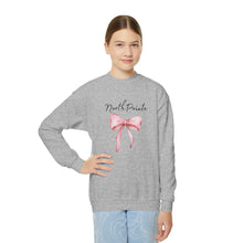 Load image into Gallery viewer, NDA Bow Youth Crewneck Sweatshirt
