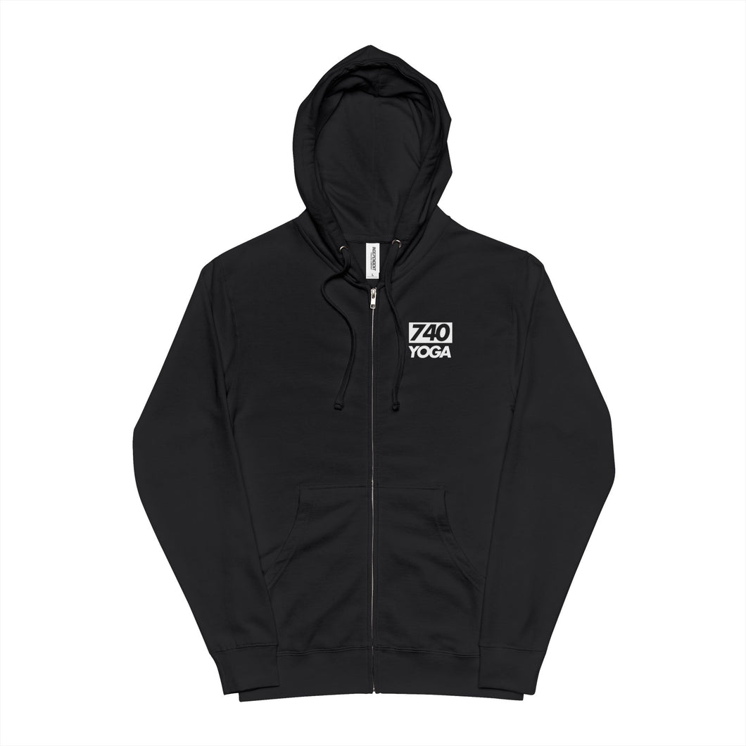 740 Yoga Fleece Zip Up Hoodie