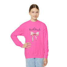 Load image into Gallery viewer, NDA Bow Youth Crewneck Sweatshirt
