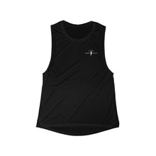 Load image into Gallery viewer, Stylish Women&#39;s Flowy Scoop Muscle Tank - Tartan Fields Club Design
