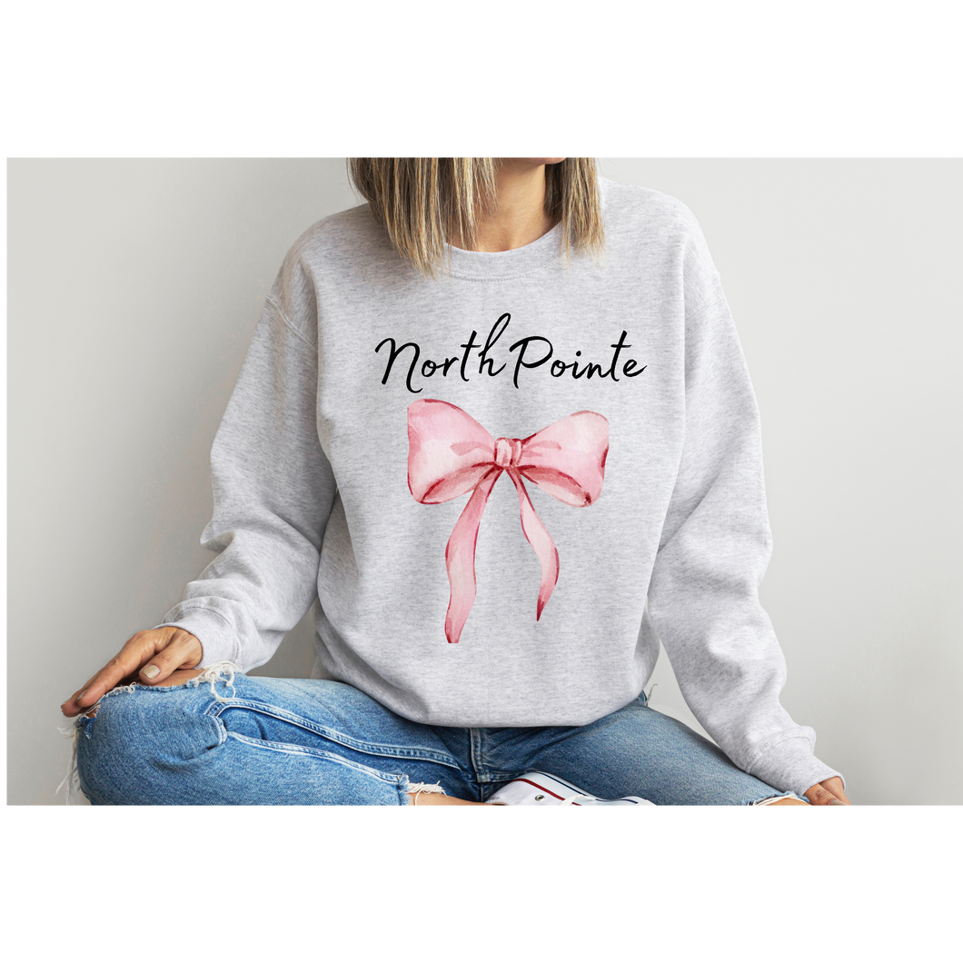 NDA Adult Bow Super Soft Crewneck Sweatshirt