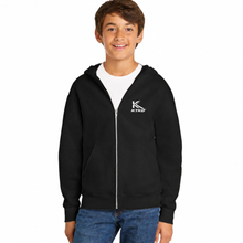 Load image into Gallery viewer, Youth KTKD Zip Up Hoddie
