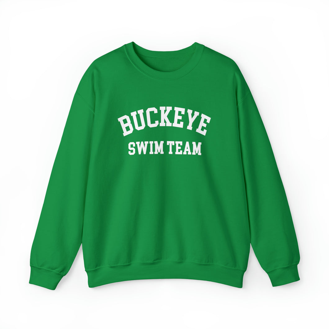 Buckeye Swim Team Arch Unisex Super Soft Crewneck Sweatshirt