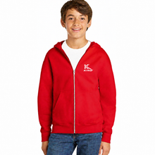 Load image into Gallery viewer, Youth KTKD Zip Up Hoddie
