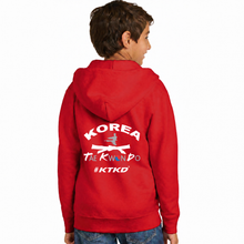 Load image into Gallery viewer, Youth KTKD Zip Up Hoddie
