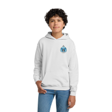 Load image into Gallery viewer, Emma's White Unisex Heavy Blend™ Youth Hooded Sweatshirt
