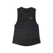 Load image into Gallery viewer, Stylish Women&#39;s Flowy Scoop Muscle Tank - Tartan Fields Club Design
