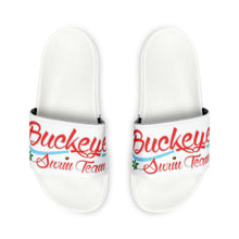 Load image into Gallery viewer, Buckeye Swim Team Youth PU Slide Sandals
