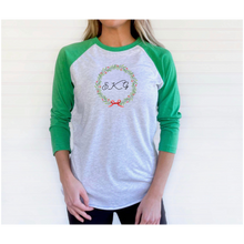 Load image into Gallery viewer, Emma's Unisex Triblend Three-Quarter Raglan T-Shirt
