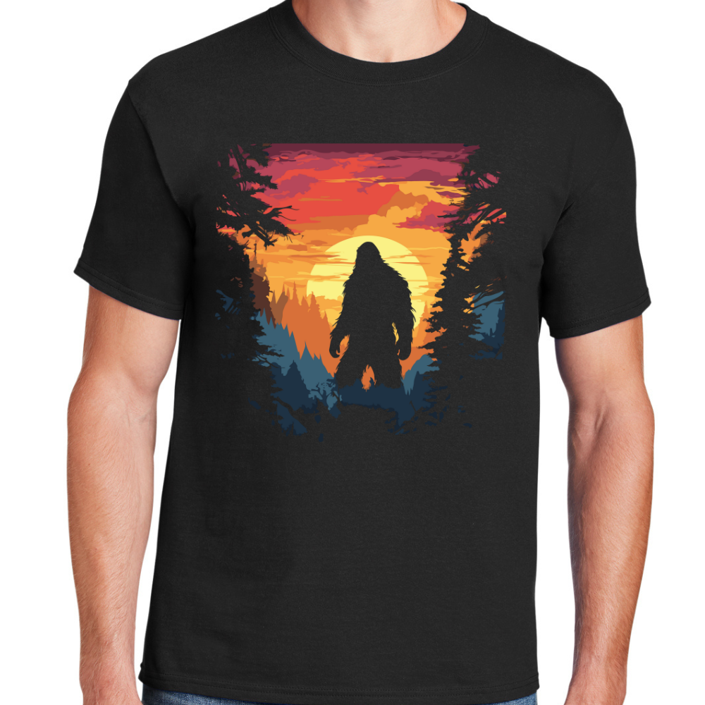 Sasquatch In The Sunset T-Shirt