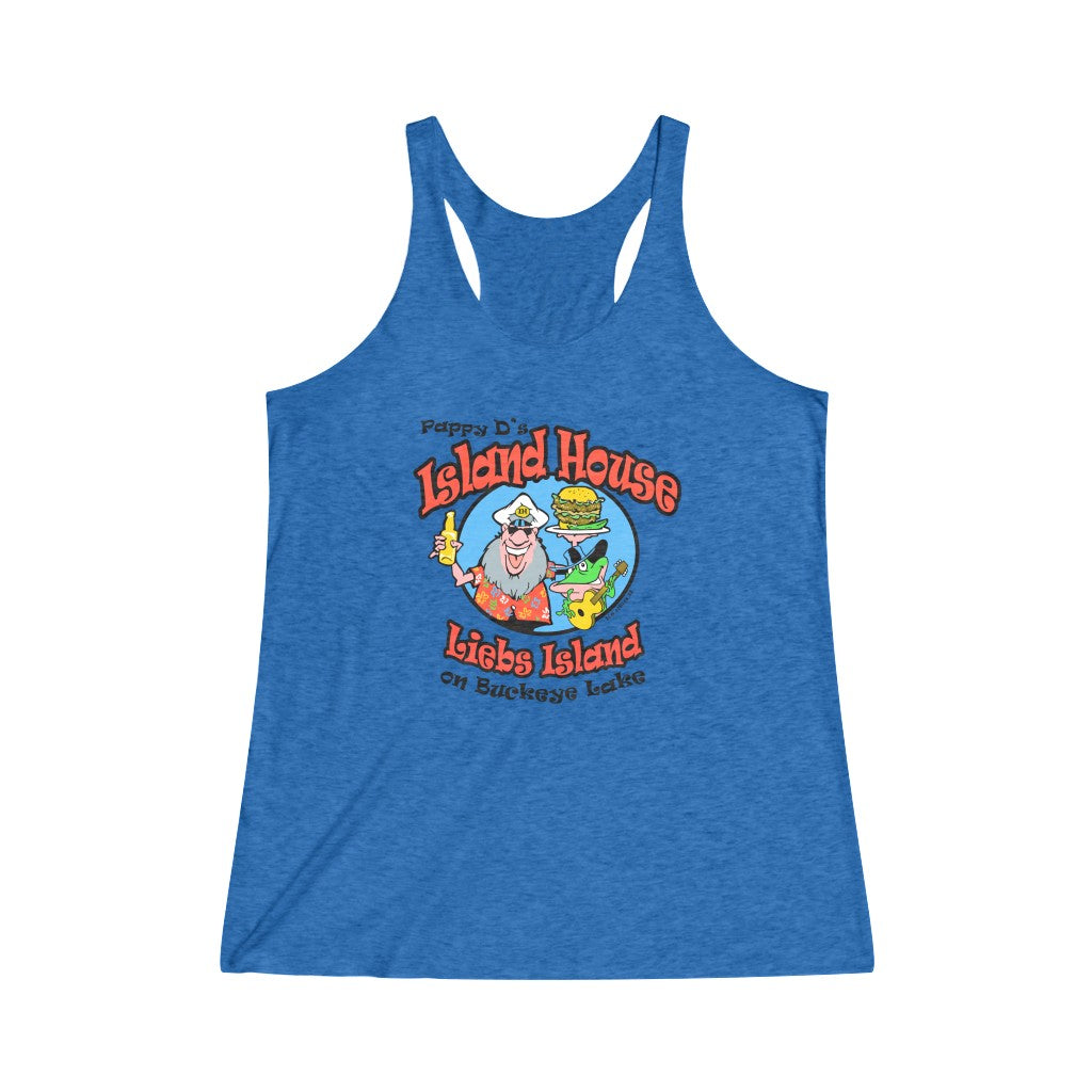 Island House Women's Tri-Blend Racerback Tank