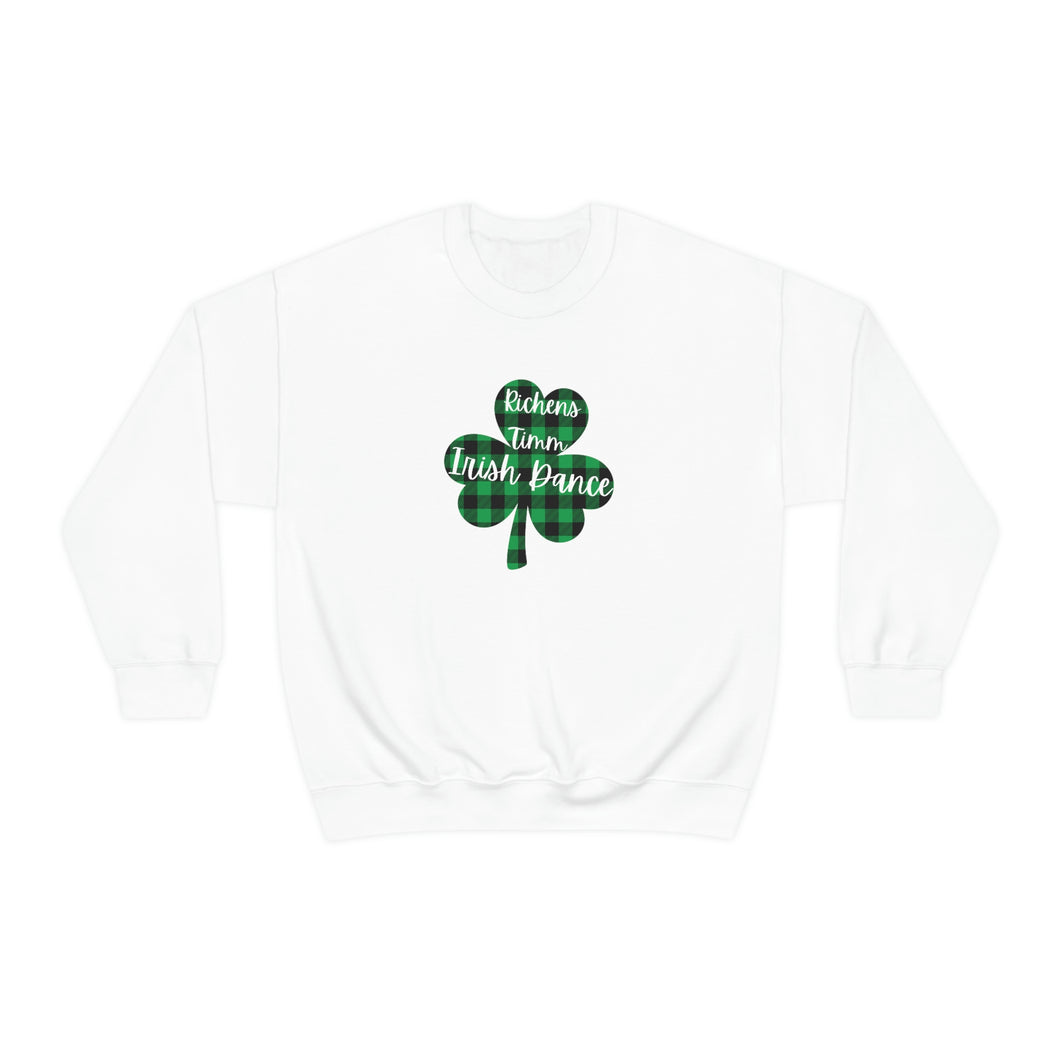 RT Plaid Shamrock Adult Super Soft Crewneck Sweatshirt