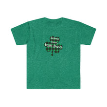Load image into Gallery viewer, RT Plaid Shamrock Adult Softstyle T-Shirt
