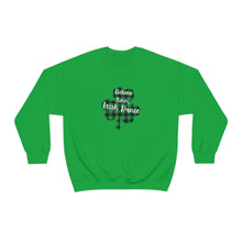 Load image into Gallery viewer, RT Plaid Shamrock Adult Super Soft Crewneck Sweatshirt
