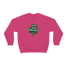 Load image into Gallery viewer, RT Plaid Shamrock Adult Super Soft Crewneck Sweatshirt
